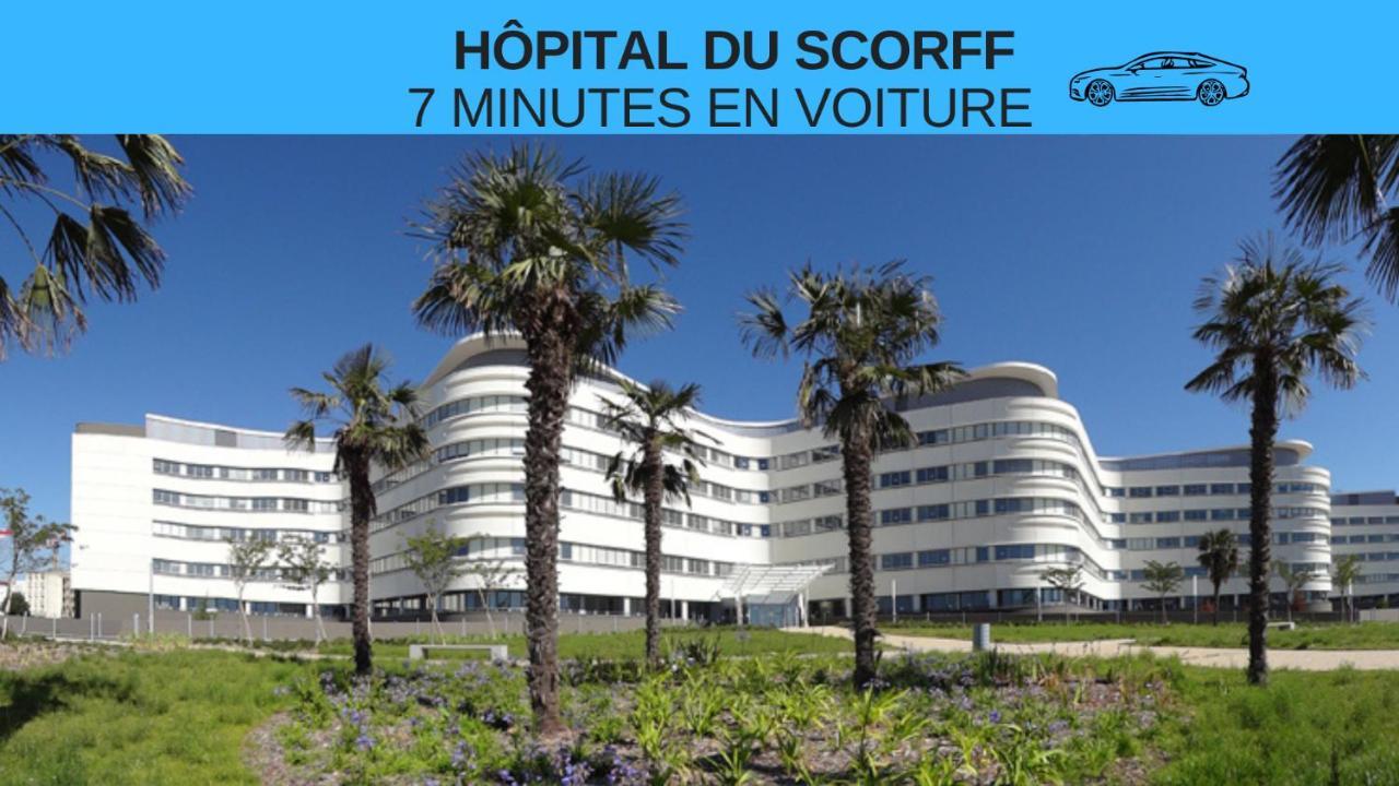 Residence Duguay - Centre Ville - Porte B - Appartements Tout Confort - Neuf - Nouveau Lorient Exteriör bild