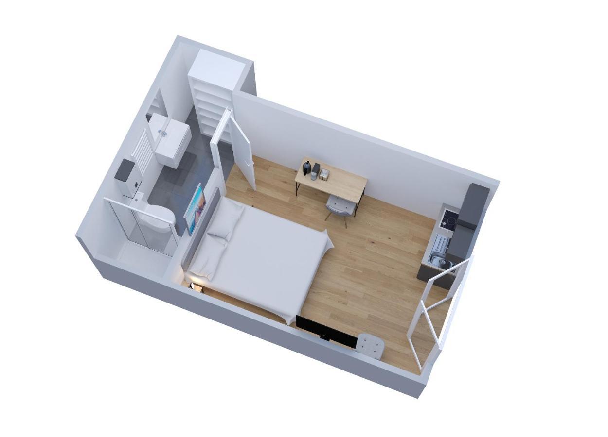 Residence Duguay - Centre Ville - Porte B - Appartements Tout Confort - Neuf - Nouveau Lorient Exteriör bild