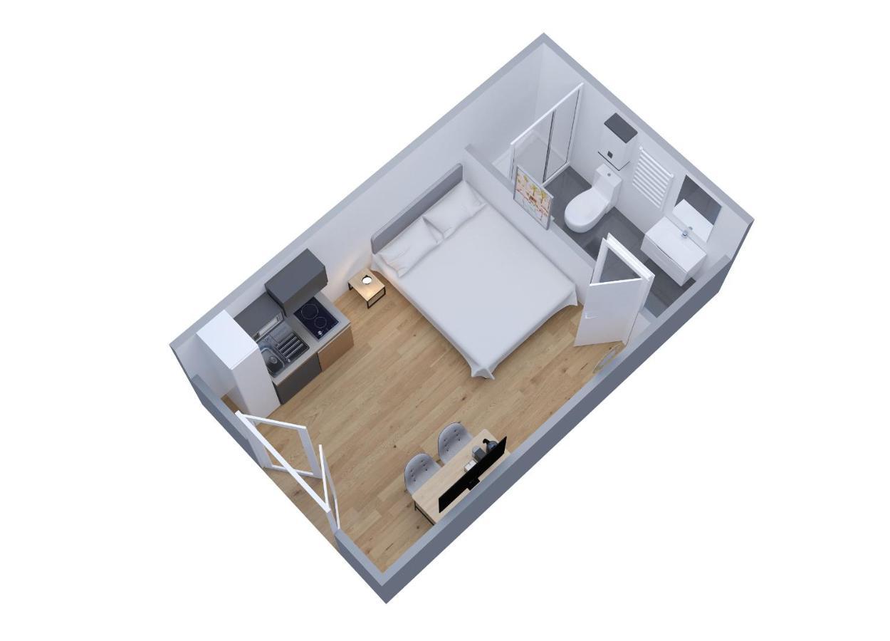 Residence Duguay - Centre Ville - Porte B - Appartements Tout Confort - Neuf - Nouveau Lorient Exteriör bild